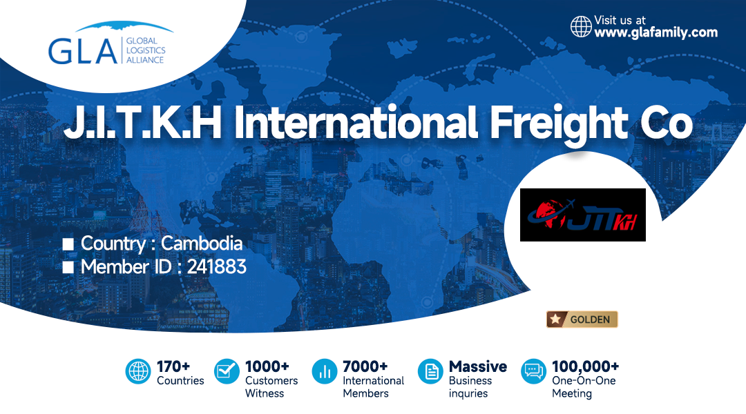 Welcome! New Golden Member from Cambodia  ———— J.I.T.K.H International Freight Co